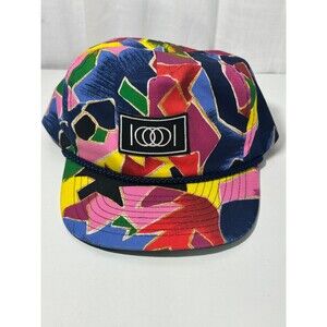 Nissin Vintage Colorful Abstract Print 80s 90s Vtg Fresh Prince Cross Colors